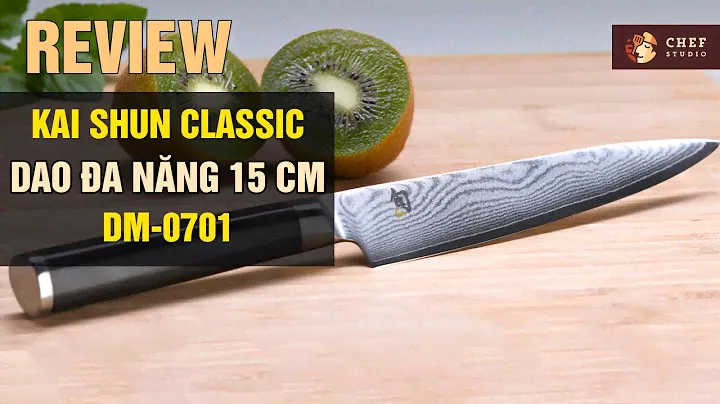 Dao đa năng 15 cm DM-0701 - Dòng KAI Shun Classic