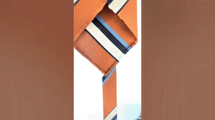 Repp weave, Ivy League striped tie in three folds spazioartigianale.com #tie #bespoke #handmade
