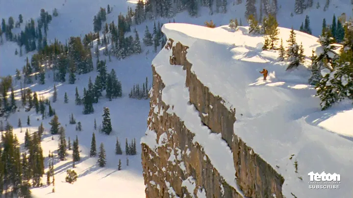World Record Ski Jump - 255 Foot Cliff