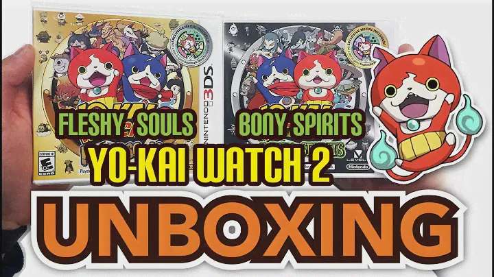 Yo-kai Watch 2: Распаковка Bony Spirits / Fleshy Souls (3DS) !!