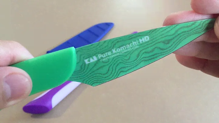 Kitchen Knife Set by Kai Pure Komachi - 3 Pieces with HD Prints