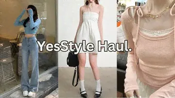 yesstyle try on haul | cute and affordable korean fashion