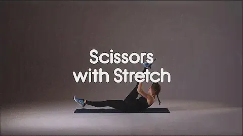 Scissors with Stretch - How to Demo Core Exercise