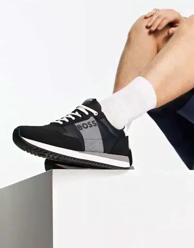 Черные кроссовки Boss by Hugo Boss Kai Runn 204753827 | black (lpn23990763)-3